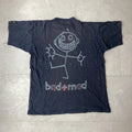 vintage bad mad hardwear streetwear faded tee size xl