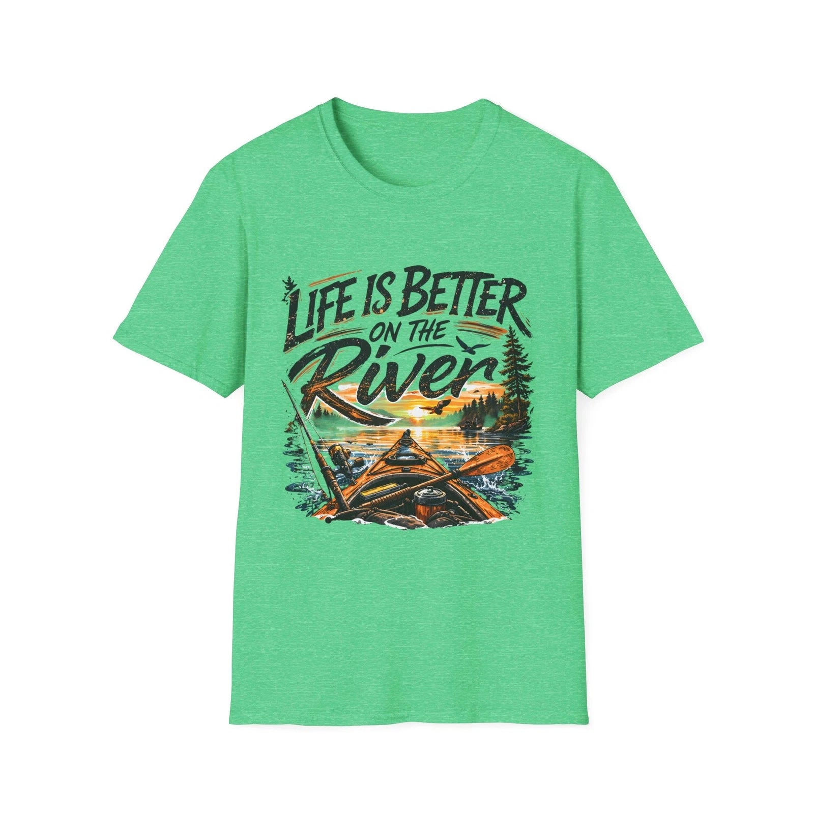 Life Is Better On The River T-Shirt — Kayaking Canoe Outdoor Adventure Tee