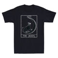 Moon & Black Cat Tarot Card Funny Cat Lover Gift Vintage Men's T-Shirt Black Tee
