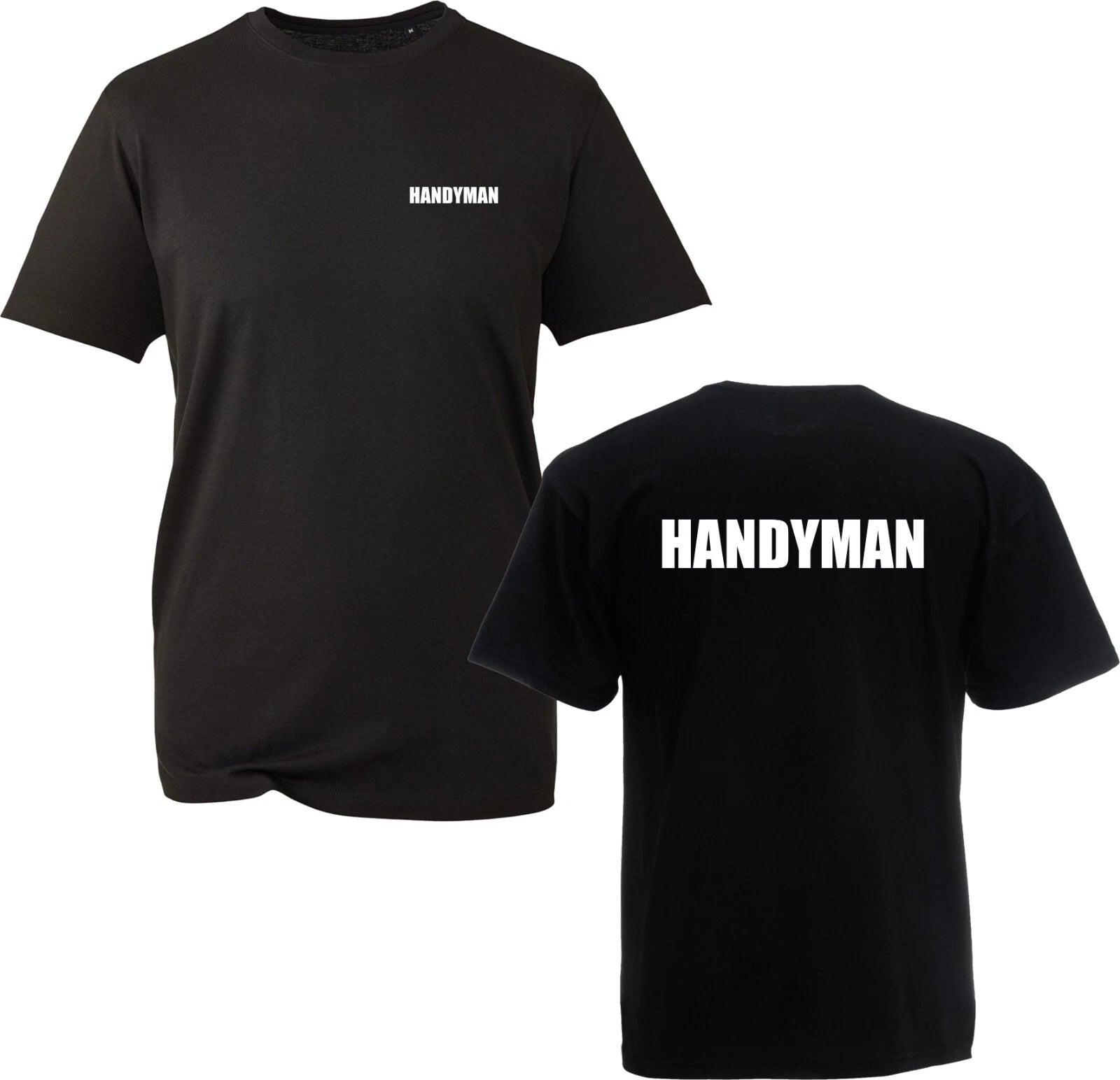 Handyman Print T-Shirt handy worker Interior Exterior Maintenance Repair Uniform