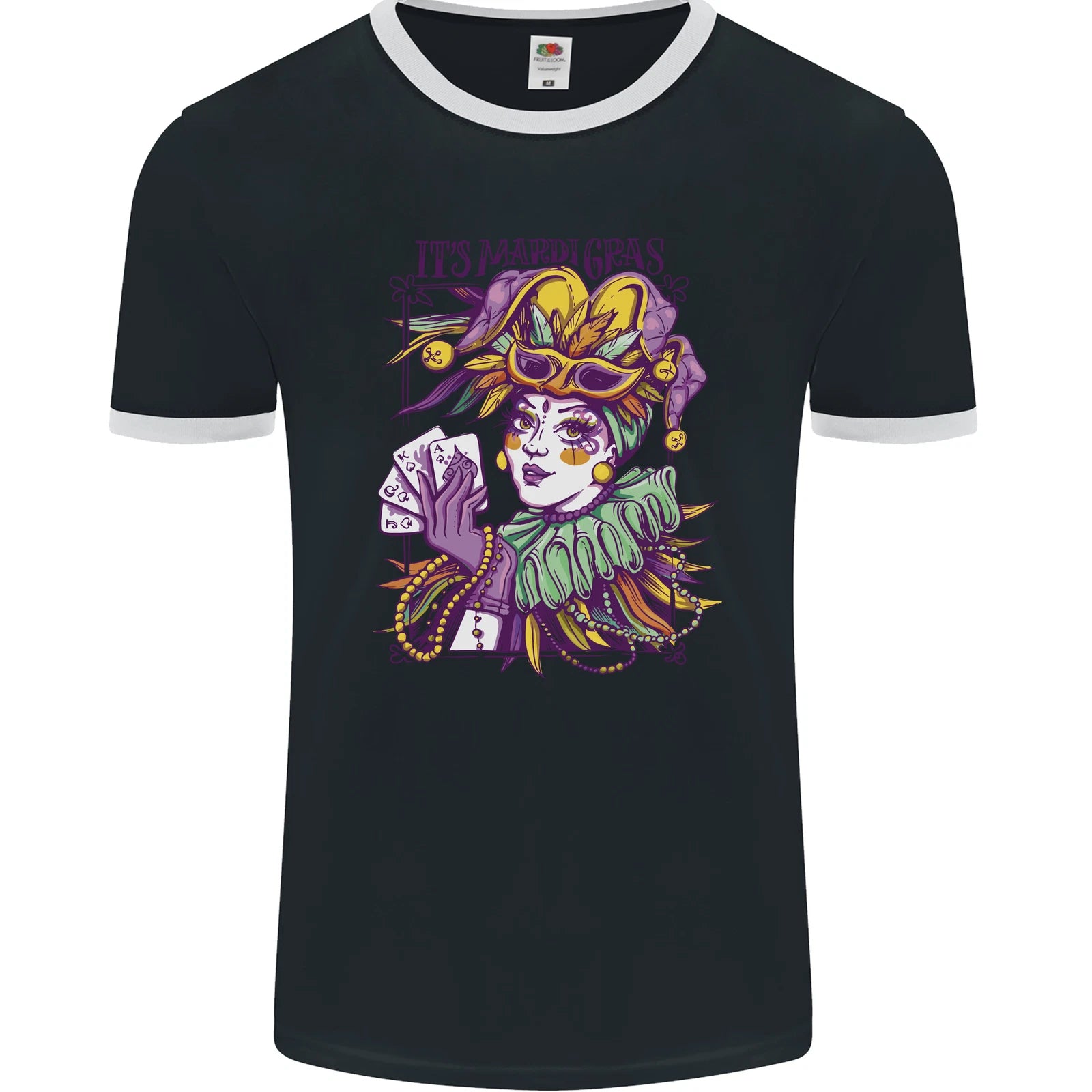 Carnival Its Mardi Gras Mens Ringer T-Shirt FotL