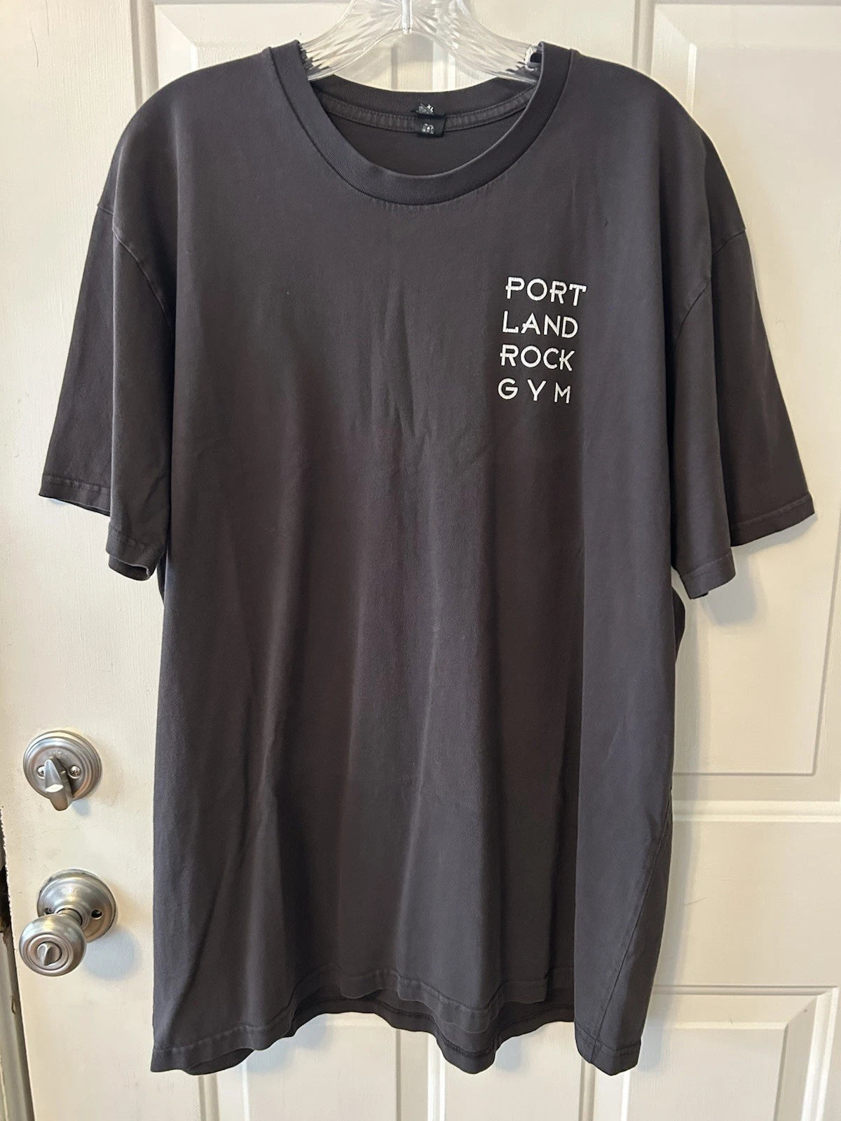 Portland Rock Gym Black Shirt Size XL Rock Climbing PNW Outdoor Smith Rock