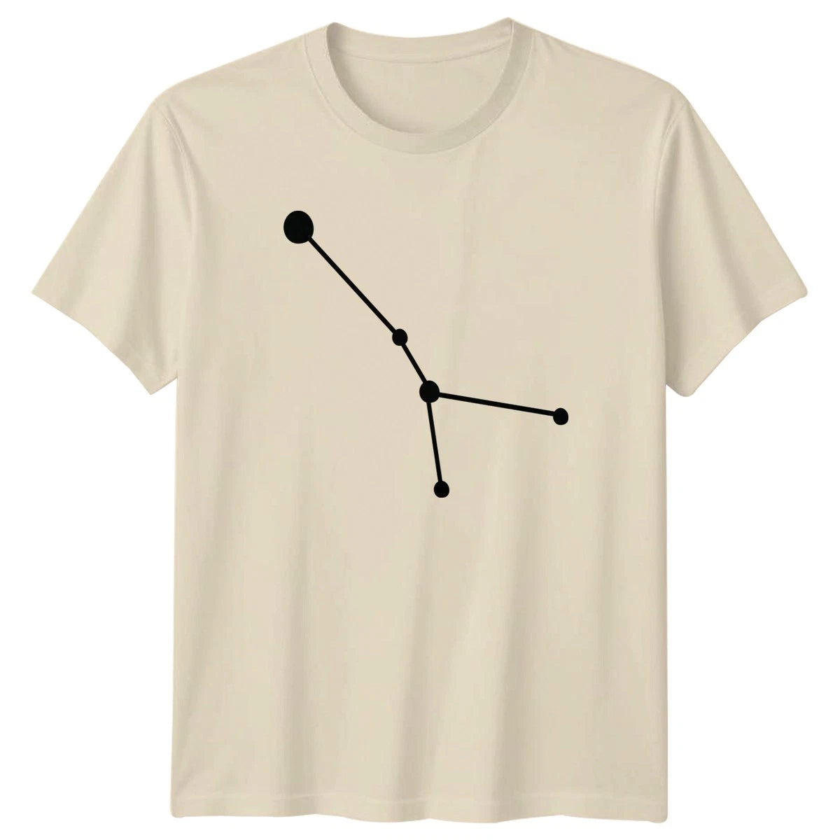 Minimalist Cancer Zodiac Constellation Star T-Shirt Birthday Gift
