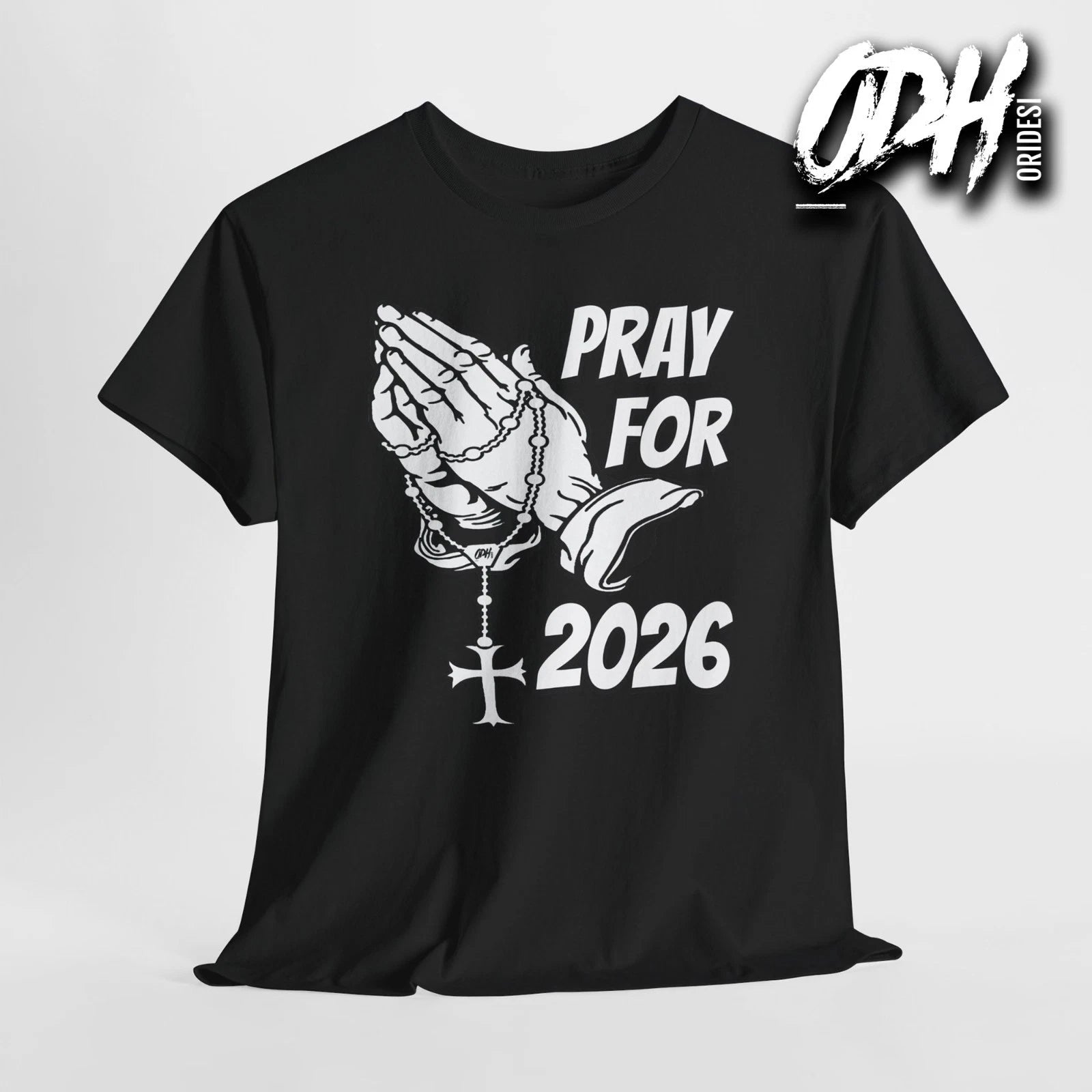Happy New Year 2026 Shirt, Pray For 2026 Funny Holiday Shirt Sarcastic Tee