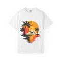 Sunset Beach Vibes Unisex T-Shirt, Relaxed Summer Style, Vacation Wear