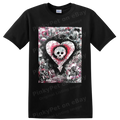 Alkaline Trio Punk Rock Skull Heart Graphic Music Band Vintage Art T Shirt Tee