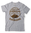 Kayak T-shirt Kayaking Tee Shirt Kayaking Therapy Tee Shirt Camping vacation Tee
