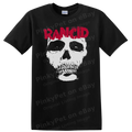 Skull Graphic Vintage Punk Rock T Shirt Distressed Look Unisex Tee