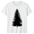 Pine Tree Silhouette Forest T-Shirt Camping Hiking Outdoors Gift For Him And Her
