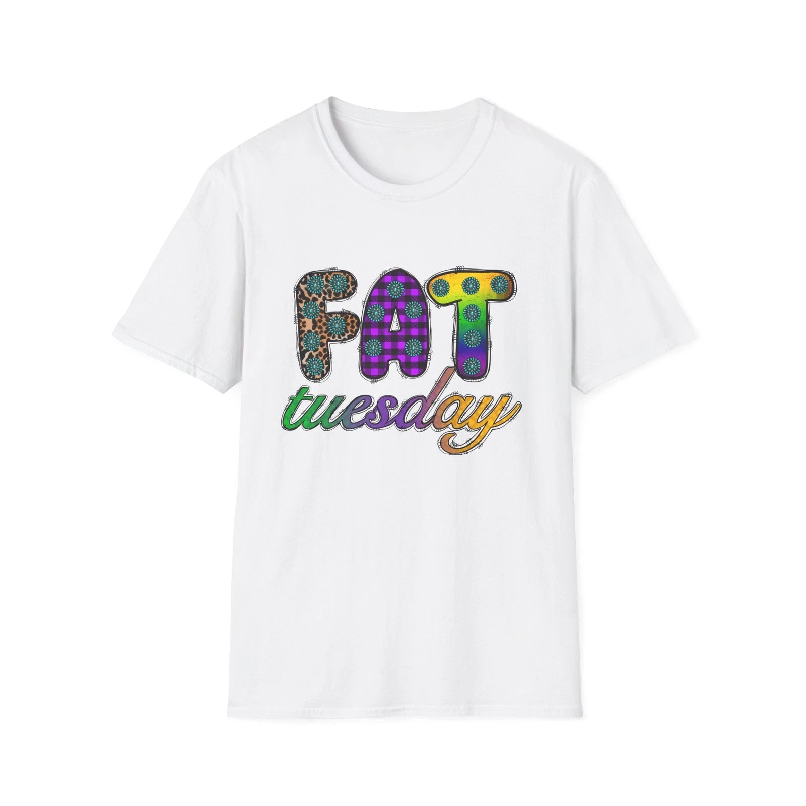 Mardi Gras Parade Beads T-Shirt Fat Tuesday