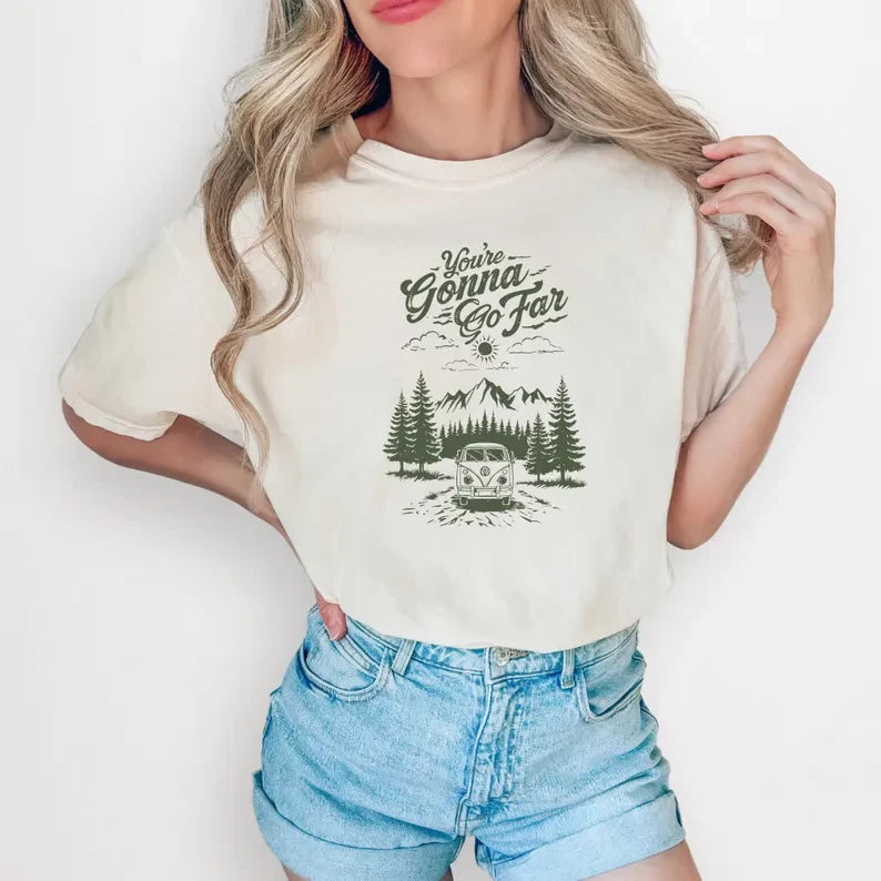 You're Gonna Go Far Shirt Travel Gift for Her Aesthetic Graphic Tee