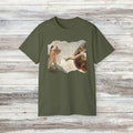 The Divine Swipe T-Shirt - Funny Cat Swatting God's Hand
