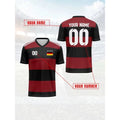 Germany Mens Football T-Shirt V Neck 3D Print Summer Jersey Custom