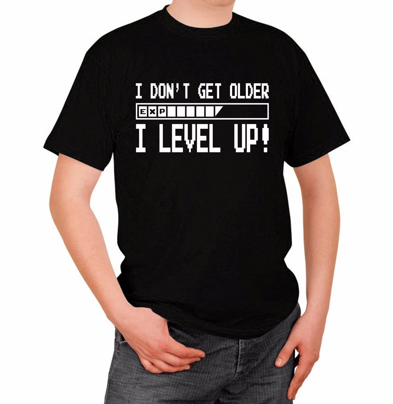 Level I Don't get Older I Level Up Jersey! Games Video Game T Shirt