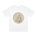 Minimal Pine Tree Circle Tee | Nature Forest Shirt