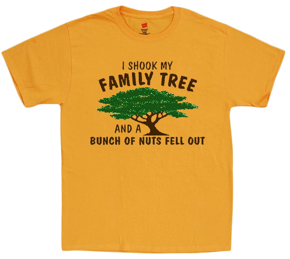 Funny family tree design t-shirt family reunion crazy family shirt Bunch of nuts