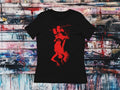Punk Girl Mohawk T-Shirt | Goth Punk Aesthetic Top | Grunge Style Gothic Fashion