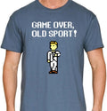 Game Over Old Sport T Shirt Wedding Groom Funny TV Show Comedy The IT Crowd G400