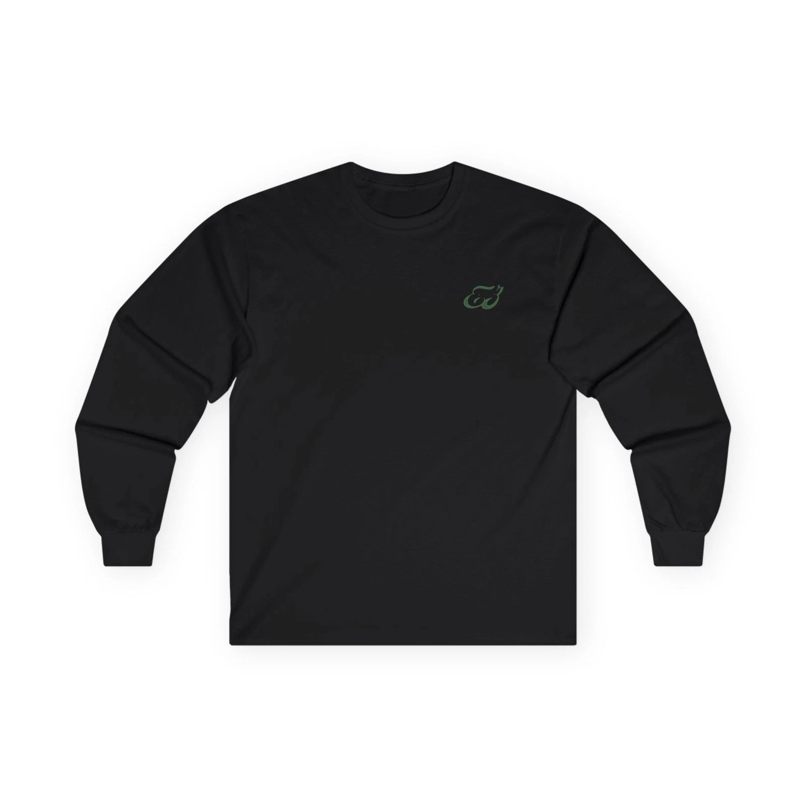 Vintage Typography Quote Long Sleeve Tee | Black Text Graphic