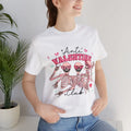 Anti Valentine Club Funny Unisex Jersey Short Sleeve Tee Valentines Day