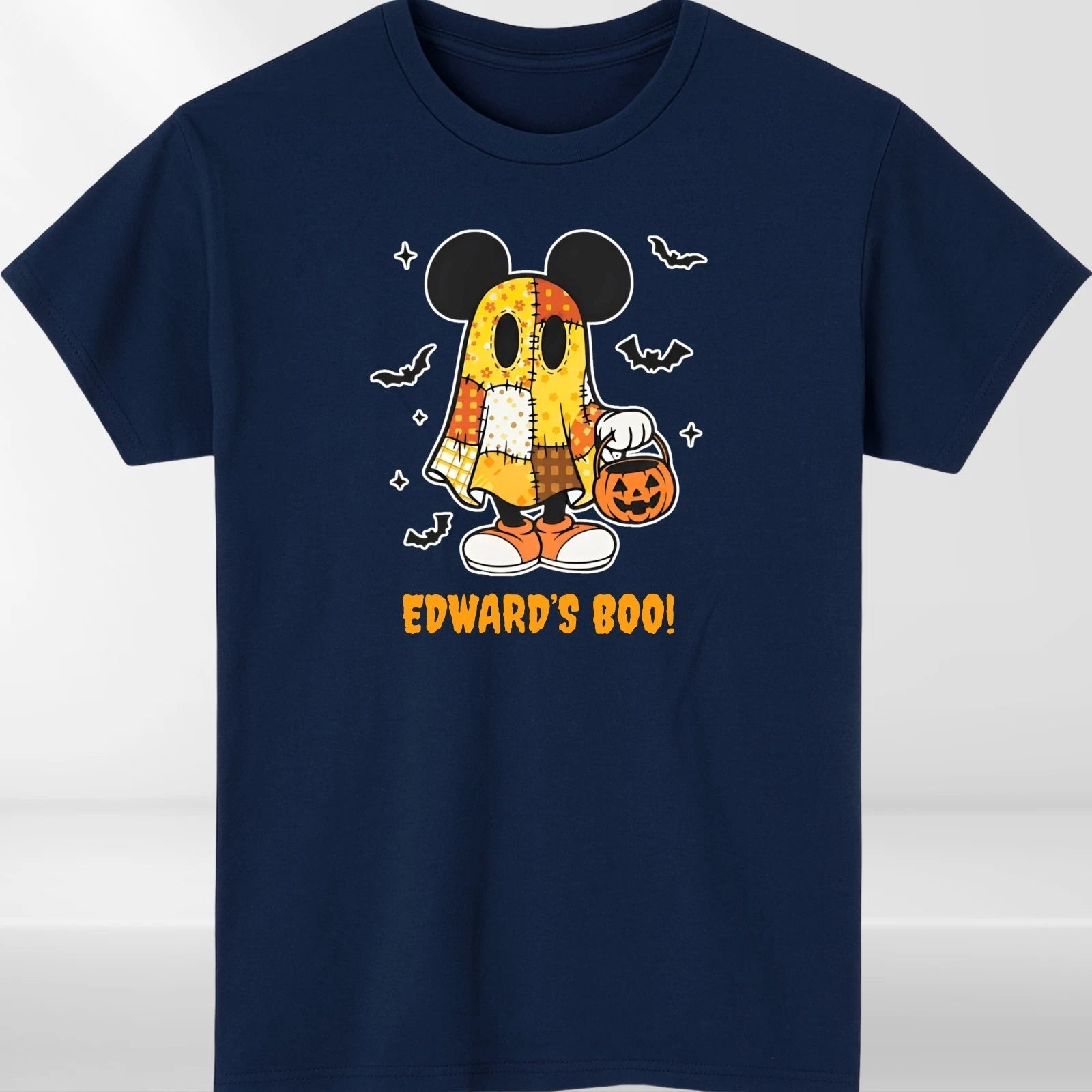 Custom Name Halloween Ghost T-Shirt | Personalized Spooky Boo Tee  Treat