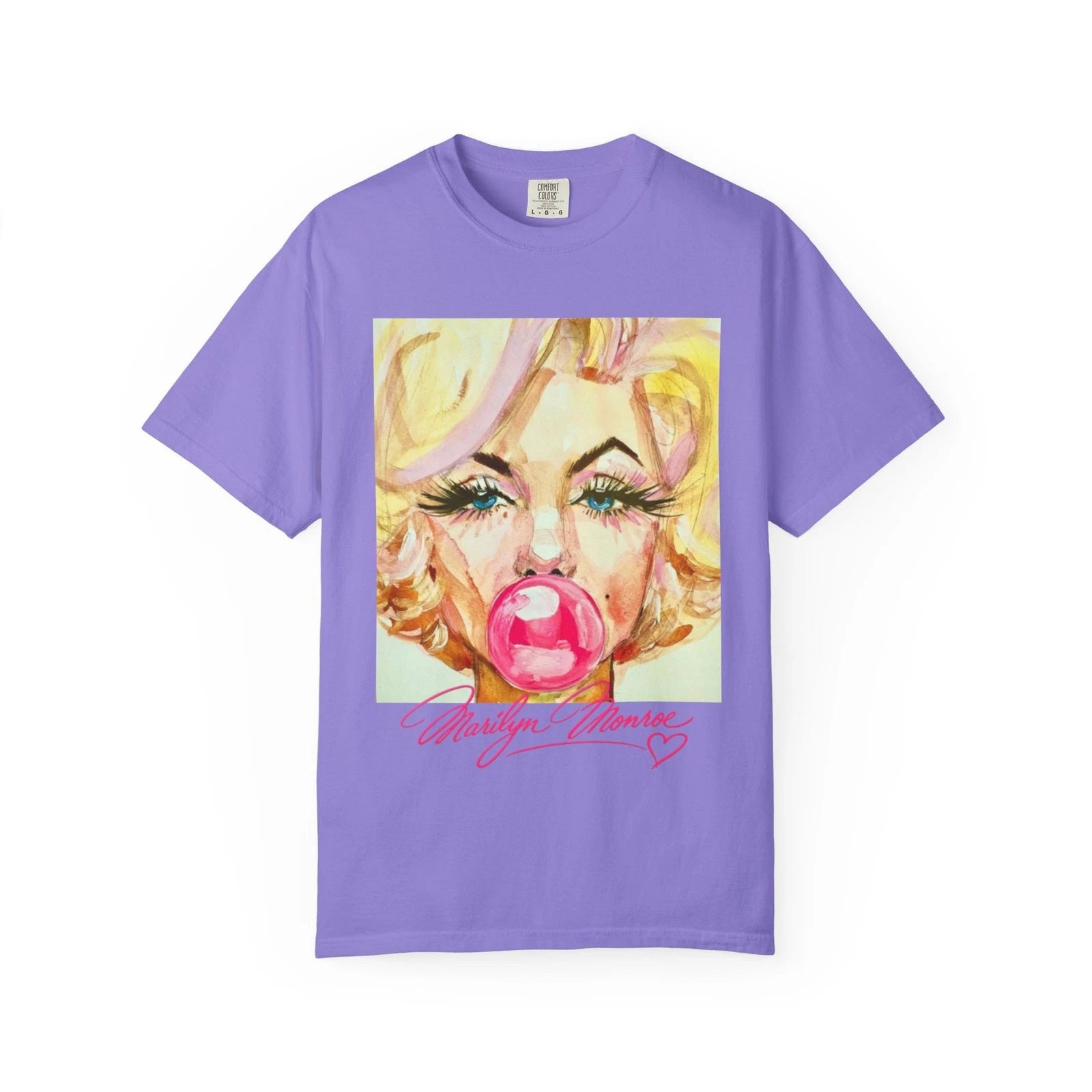 Marilyn Monroe Pop Art Bubble Art T-shirt | Retro Vintage Style