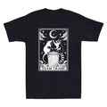 Tarot Card Vintage Team Trash Crescent Moon Opossum Raccoon Retro Men's T-Shirt