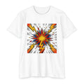 Retro Comic Explosion T-shirt | Pop Art Lightning Burst