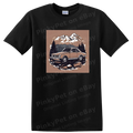 Vintage Car Mountain Adventure T Shirt Off-Road Nature Scene Graphic Tee