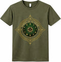 Wheel of the Year Sacred Geometry Mandala Pagan Astrology Wiccan Graphic T-Shirt