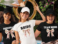 Personalised Hen Party Shirts,Team Bachelorette Party Shirt, Bow Bride