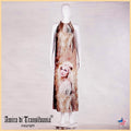 Women Clothing Summer Fashion Curvy Couture Midi Dress Kaftan Hippy 70s years XL