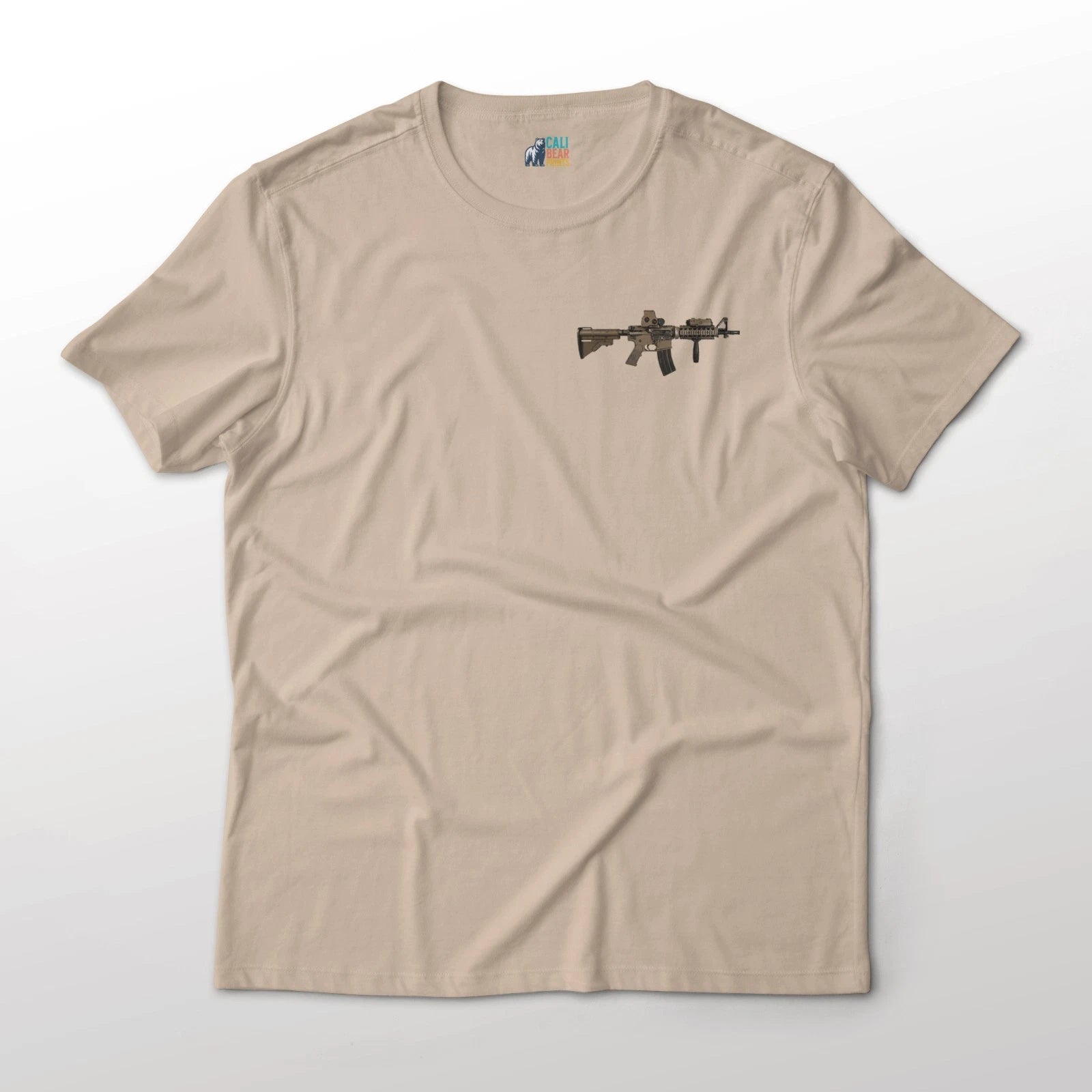 MK18 MOD 0 CQBR Gun Art Chest Graphic T-Shirt