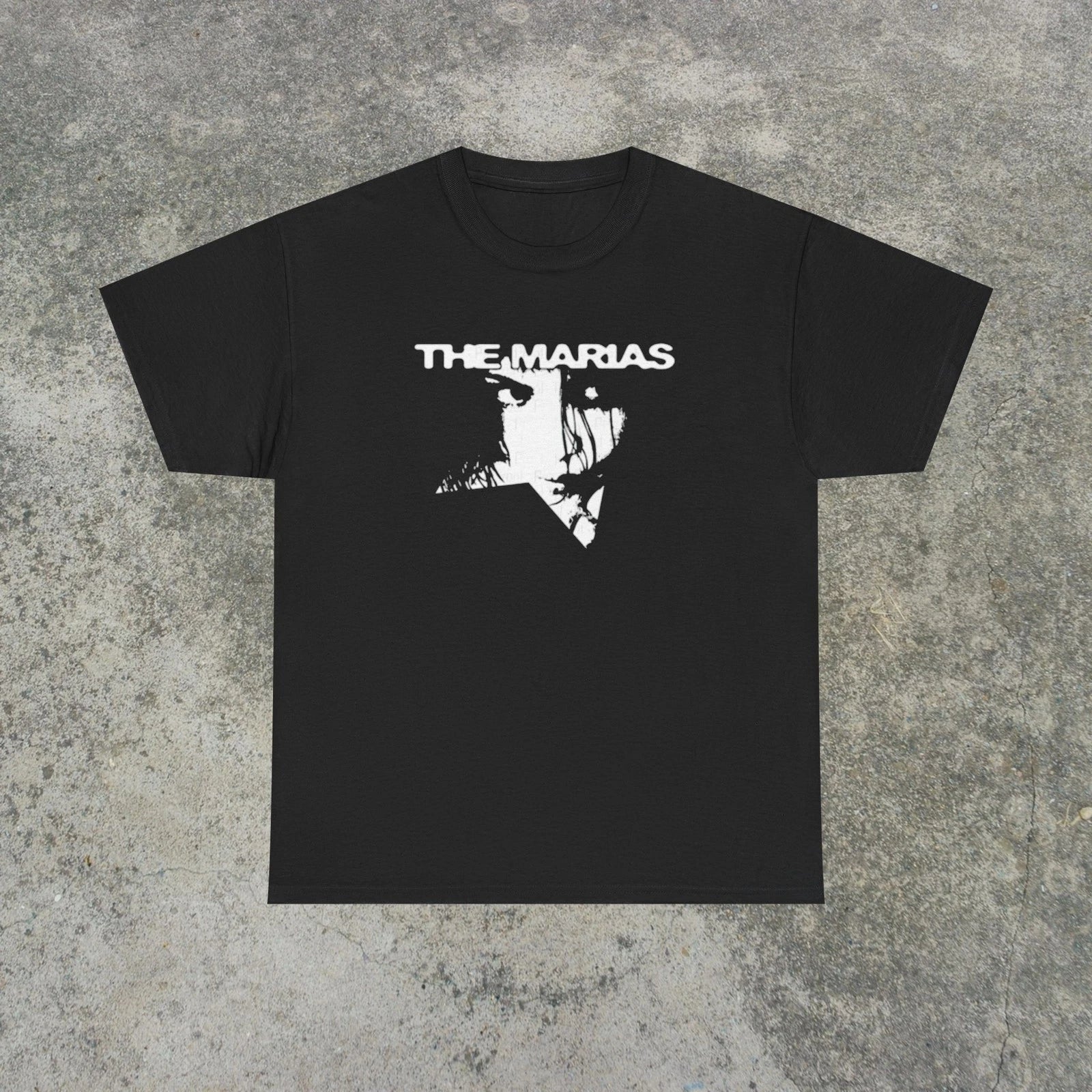 The Marias T Shirt Star Girl Black Graphic Tee Mens Indie Pop Rock Band Merch