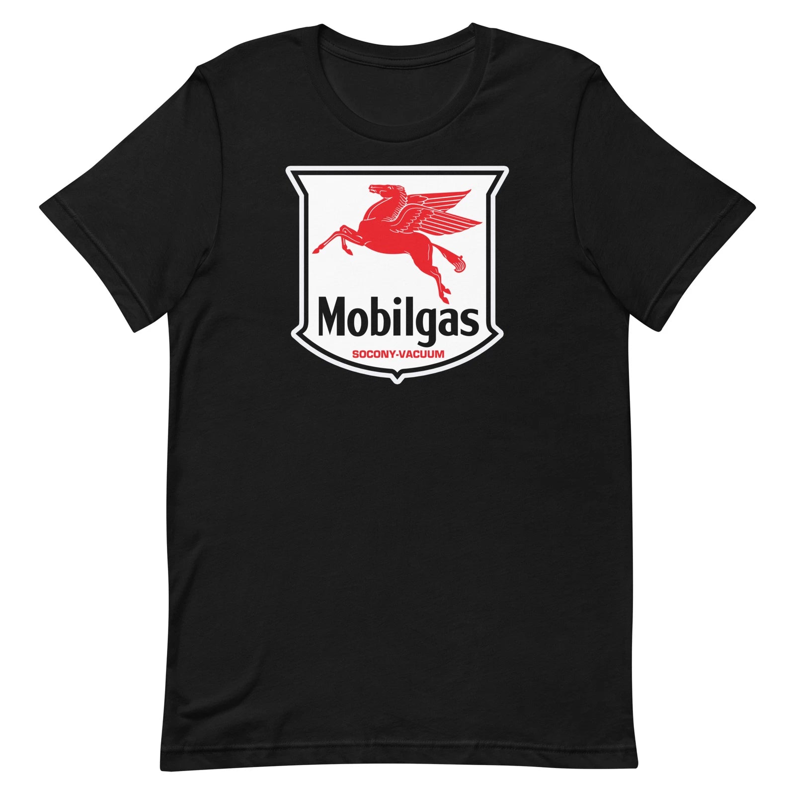 Racing Vtg Art Mobilgas Mobil Pegasus Gas Tee Shirt Unisex t-shirt