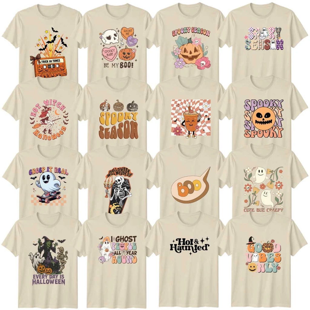 Retro Halloween Adult T-Shirt Spooky Halloween Gift