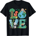 Love Earth Day Planet 2025 Anniversary Shirt Q8432