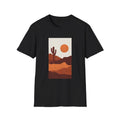 Desert Sunset Cactus T-Shirt | Retro Southwestern Sunset Tee