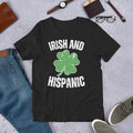 Irish and Hispanic Clover Funny Saint Patrick's Day 2025 Party t-shirt