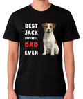 Best Jack Russell Dad Ever Funny Dog Lover Gift T-Shirt Pet Owner Father Tee