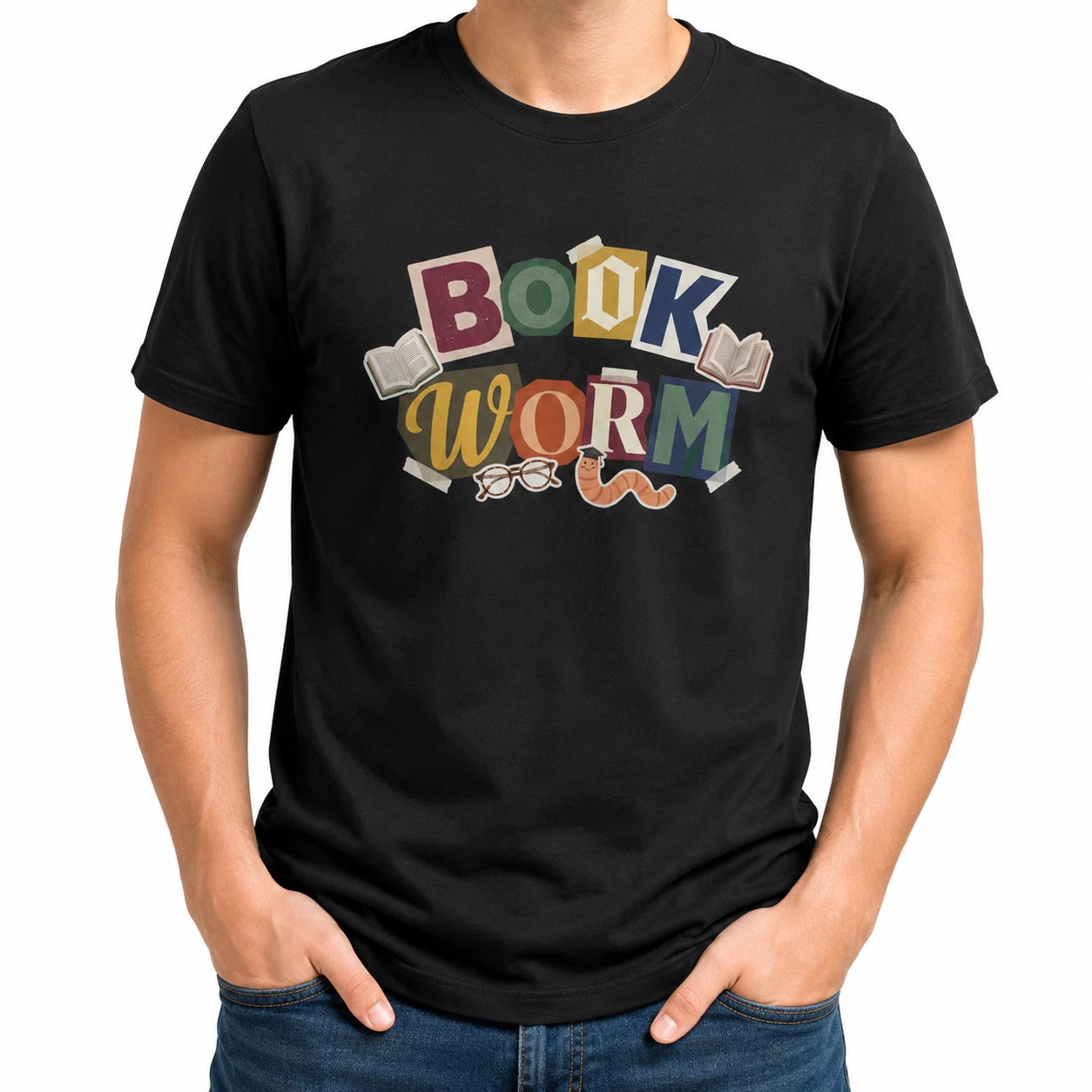 Bookworm Typography Shirt | Reading Graphic Tee