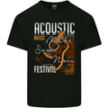 Acoustic Music Country & Western Guitar Mens Cotton T-Shirt Tee Top