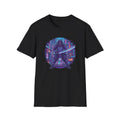 Cyber Samurai T-Shirt Japanese Warrior Katana Neon City Cyberpunk Graphic Tee
