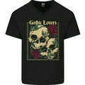 Gothic Lovers Tarot Cards Fortune Teller Mens V-Neck Cotton T-Shirt