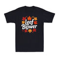 Spooktacular Fall Leaf Blower Sucking Leaf Blowers Cozy Men's T-Shirt