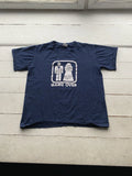 Vntg Humor Tee “Game Over” Wedding Blue Mens T Shirt Medium