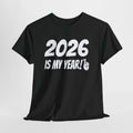 Happy New Year 2026 Shirt, New Year Resolution Funny Holiday Shirt Sarcastic Tee