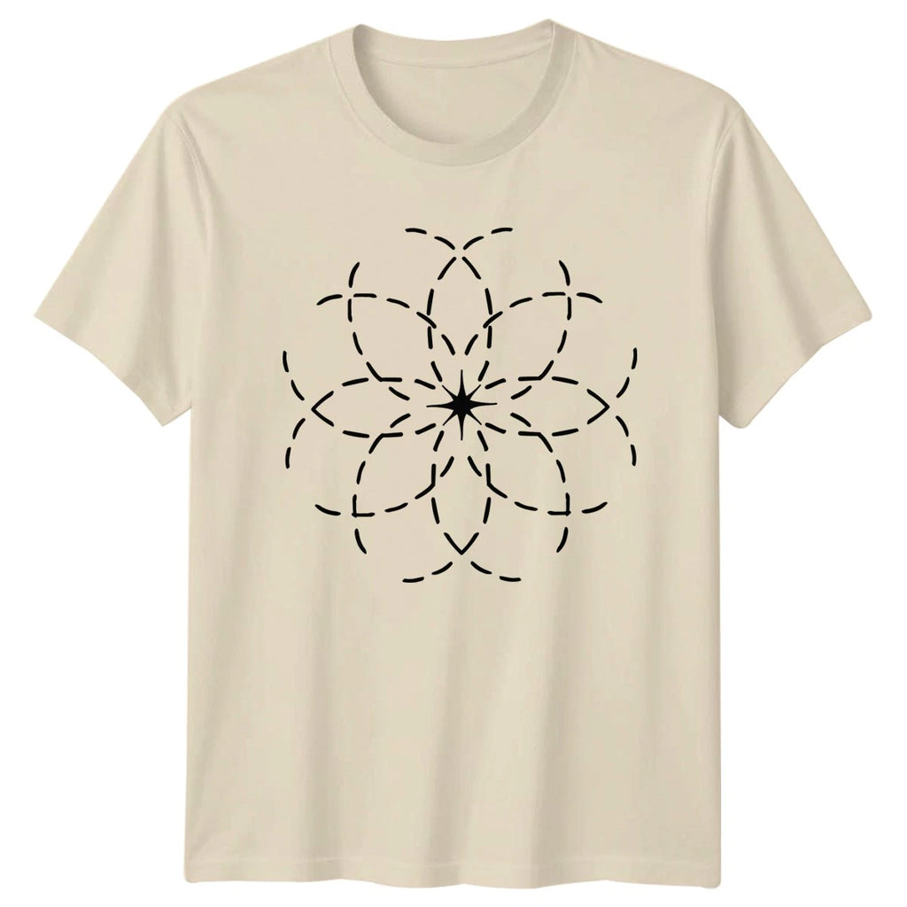 Sacred Geometric Flower Of Life Spiritual T-Shirt Sacred Geometry