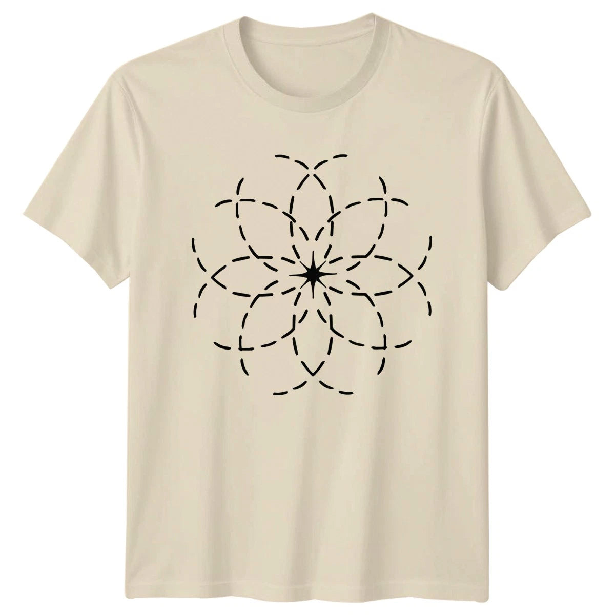Sacred Geometric Flower Of Life Spiritual T-Shirt Sacred Geometry