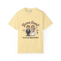 Game Over Level: Married T-Shirt | Wedding Bride Groom Illustration